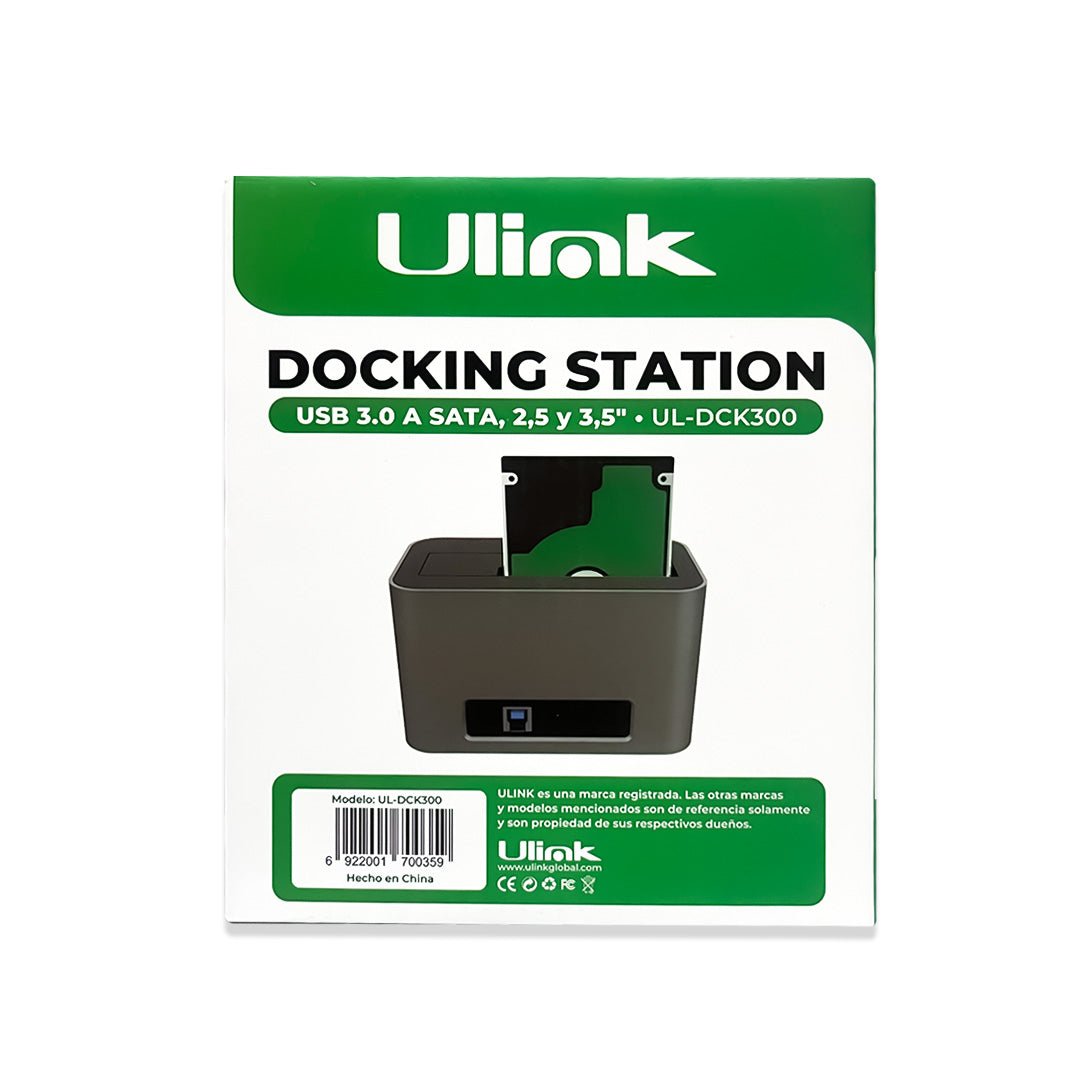 Docking Station USB 3.0 a SATA 2.5/3.5 UL - DCK300