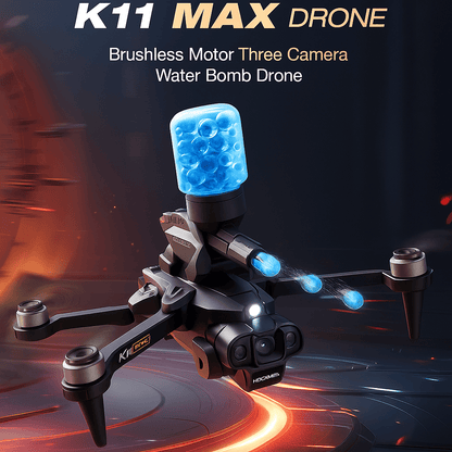 Drone de Batalla K11 con Cámara Lanza Bolitas de Gel