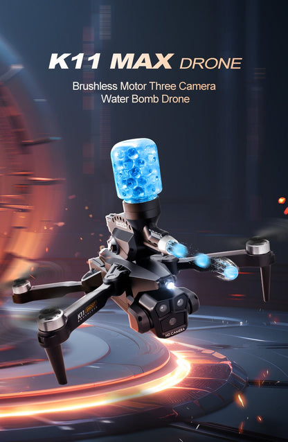 Drone de Batalla K11 con Cámara Lanza Bolitas de Gel