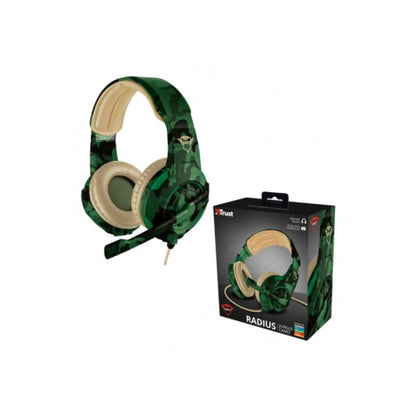 Audifonos Gamer Trust Carus Gxt 322C Jungle Camo - audífonos gamer