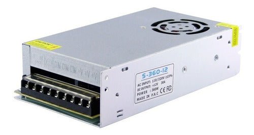Fuente De Poder 12v 30 Amp Para Tira Led Y Cámaras De Seguri - Ítems Digital Spa