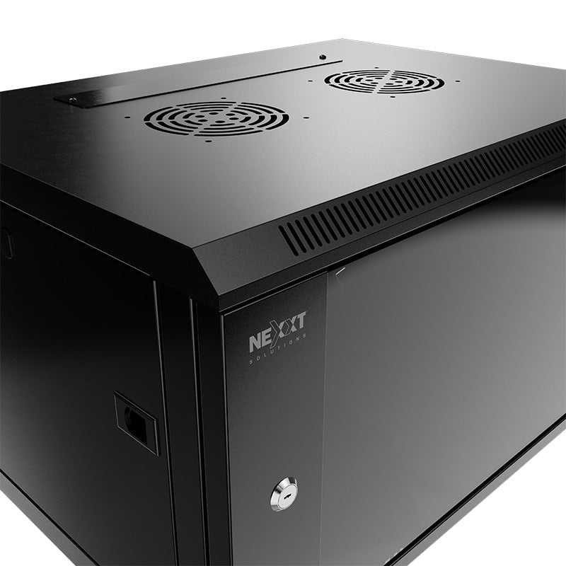 Gabinete de Pared Rack 4U 19” Negro NEC - F4U64B - Ítems Digital Spa