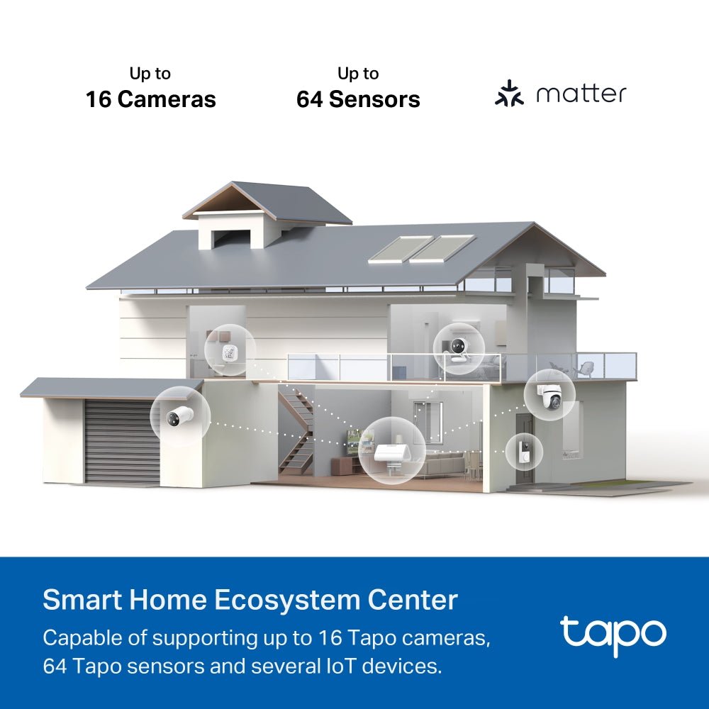 Hub Inteligente TP - Link Tapo H500 Almacenamiento Local