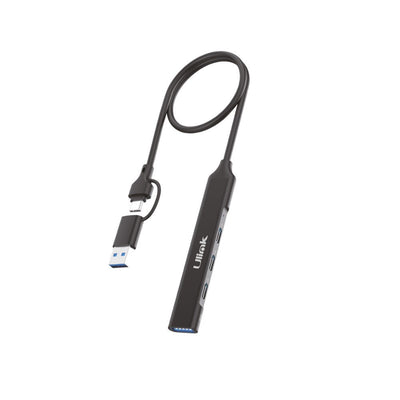 Hub USB 3.0 4 puertos 3x USB - C + USB - A UL - HUBAC204ULINKItems Digital Spa – Tecnología, Hogar y Fitness en un solo lugar