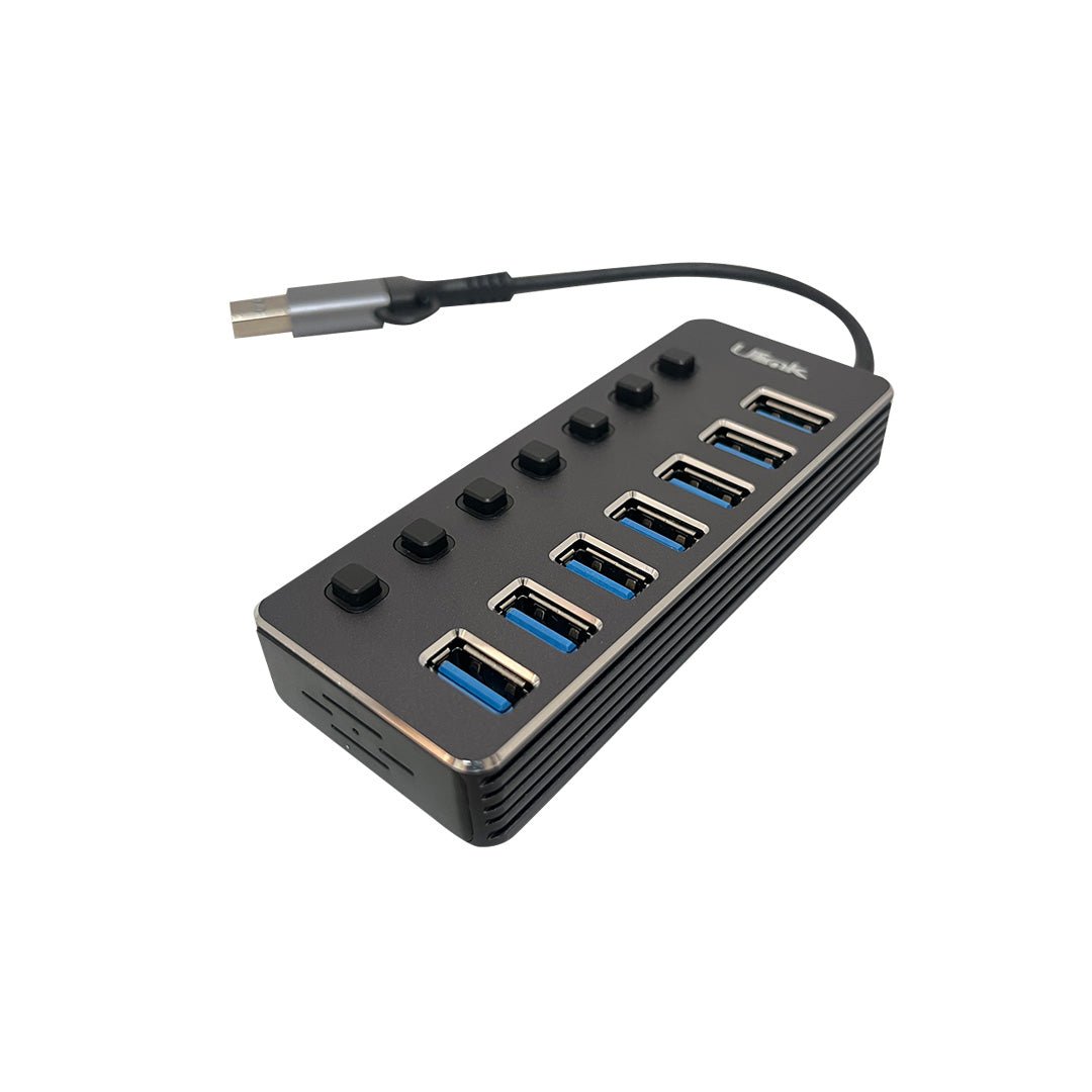 Hub USB 7 puertos USB - C/A sin fuente UL - HUBCA7ULINKItems Digital Spa – Tecnología, Hogar y Fitness en un solo lugar