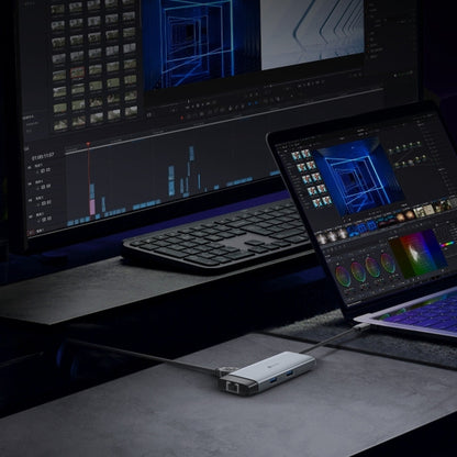 Hub USB - C 6 en 1 UH6120C con HDMI, RJ45 y USB 3.0