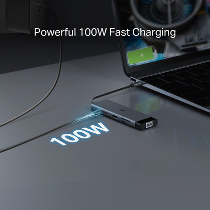 Hub USB - C 9 en 1 UH9120C con HDMI, RJ45 y USB 3.0