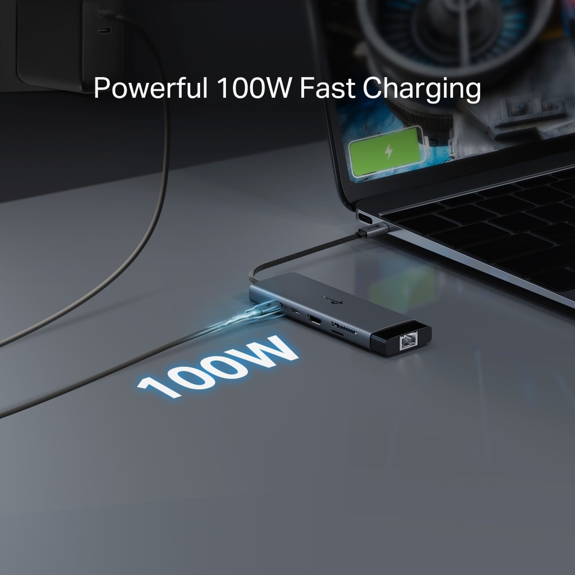 Hub USB-C 9 en 1 UH9120C con HDMI, RJ45 y USB 3.0