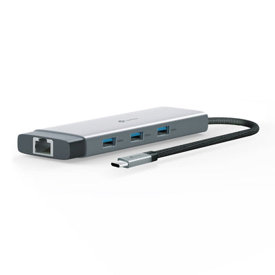 Hub USB-C 9 en 1 UH9120C con HDMI, RJ45 y USB 3.0