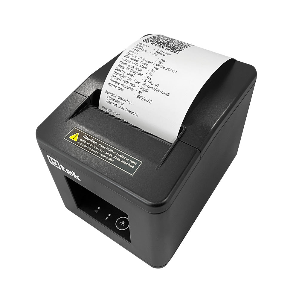 Impresora Térmica 80mm USB 230mm/s UT - PRT510U Negra