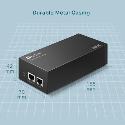 Inyector PoE++ Gigabit Metalico 60W TP-Link TL-POE170S