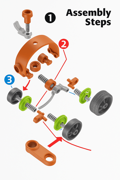 Juego de Construcción Infantil Build Play 20 Piezas