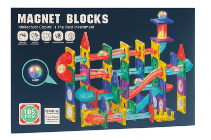 Juego de Pistas Magnéticas con Luz – STEM 105 Piezas