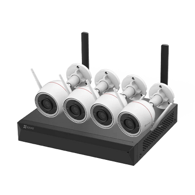 Kit Seguridad NVR 8CH Ezviz 4 Camaras H3c 2K Wifi