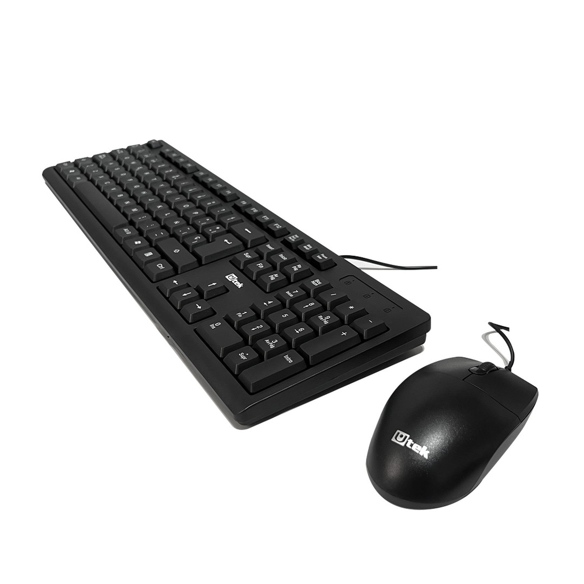 Kit Teclado y Mouse Alámbrico USB UT - KTD250UtekItems Digital Spa – Tecnología, Hogar y Fitness en un solo lugar