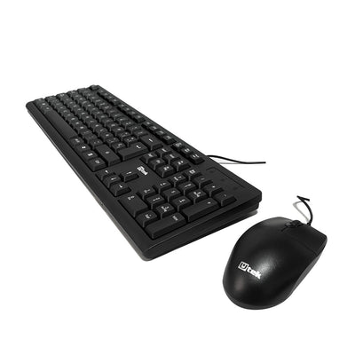 Kit Teclado y Mouse Alámbrico USB UT - KTD250 Cable