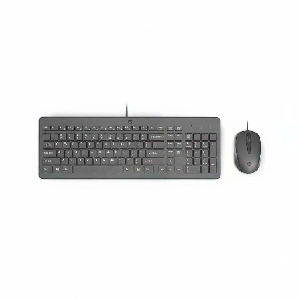 Kit Teclado y Mouse HP 150 Alambrico USB Negro PC