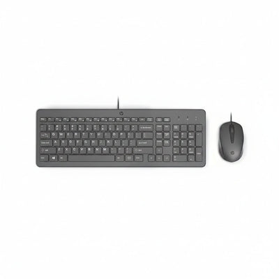 Kit Teclado y Mouse HP 150 Alambrico USB Negro PC