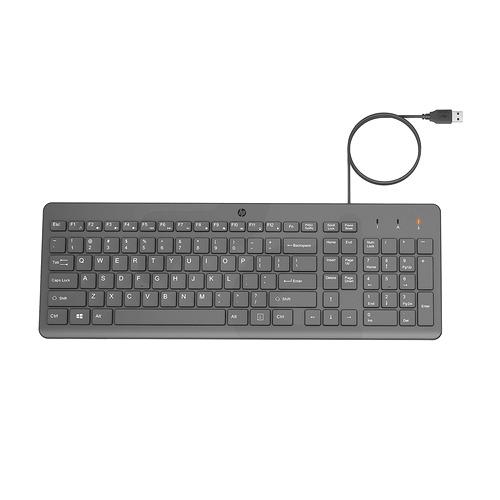Kit Teclado y Mouse HP 150 Alambrico USB Negro PC