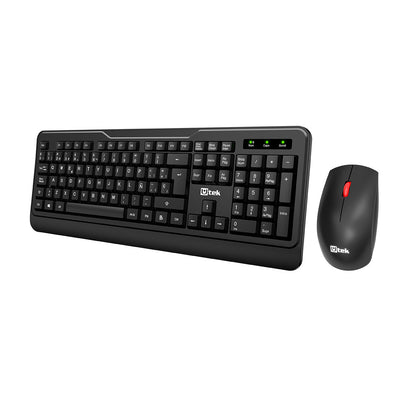 Kit Teclado y Mouse Inalámbrico UT-KTD510W PC Laptop