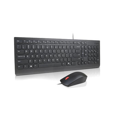 Kit Teclado y Mouse Lenovo Essential USB Alámbrico