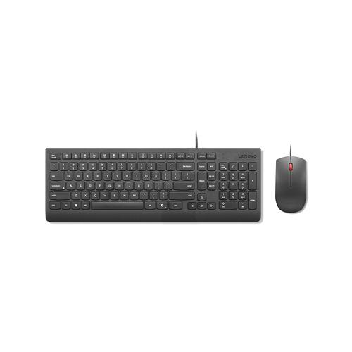 Kit Teclado y Mouse Lenovo Essential USB Alámbrico