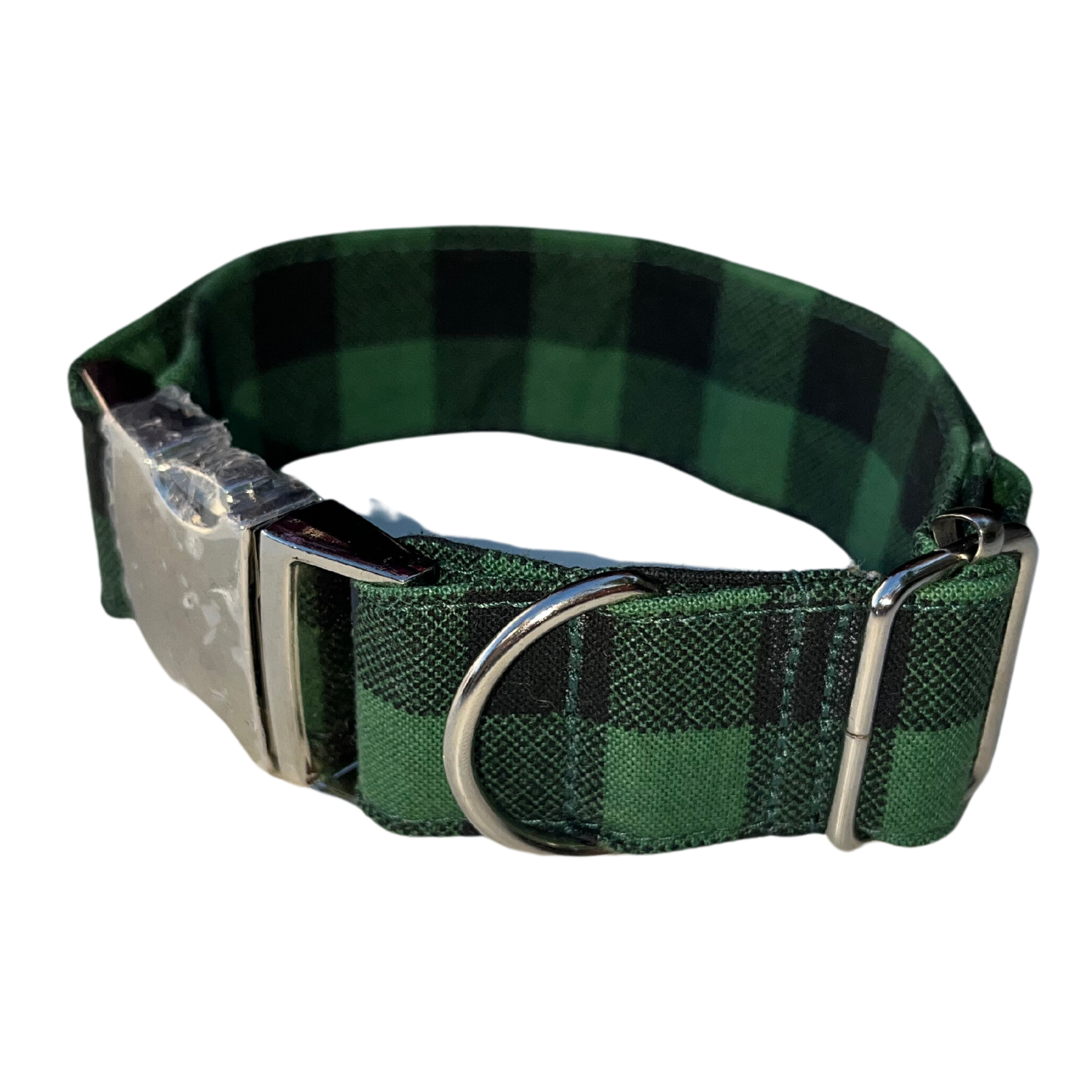 Collar para Mascotas Broche Metal Modelo Leñador - talla modelo