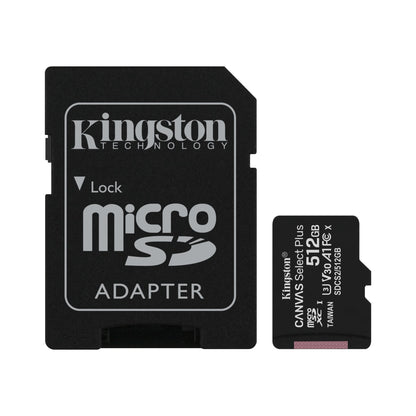Memoria MicroSD 512GB Kingston Canvas Select Plus 100MB/s
