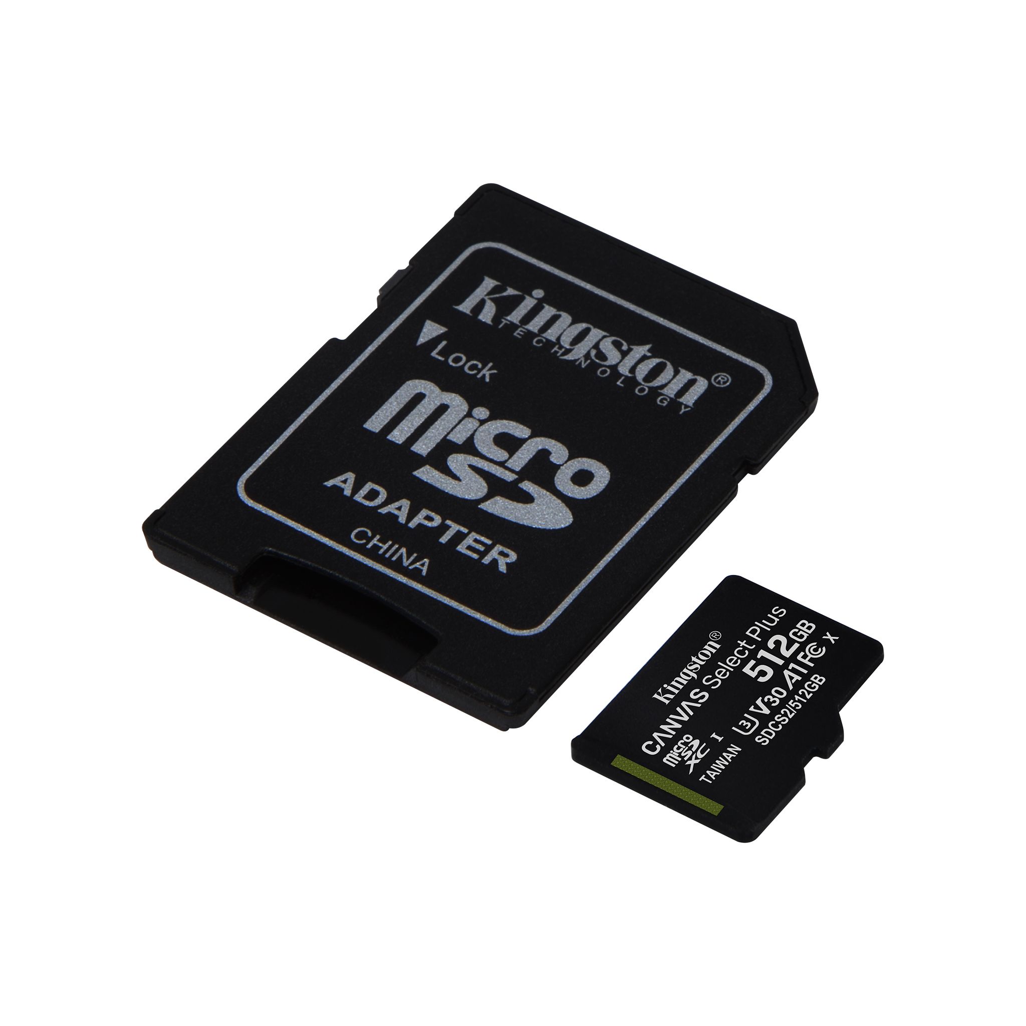 Memoria MicroSD 512GB Kingston Canvas Select Plus 100MB/s - Ítems Digital Spa