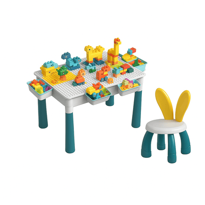 Mesa de Bloques de Construcción Infantil 200 Pzs MC814