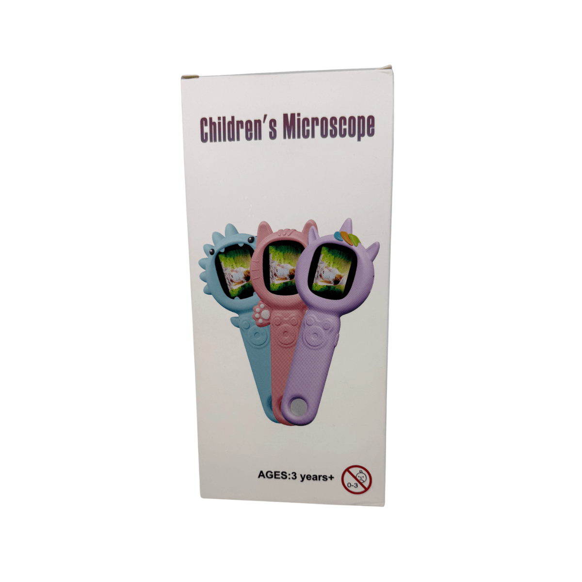 Microscopio Portátil Infantil Juguete Educativo LED Recargable