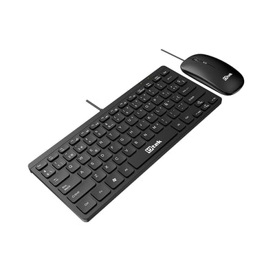 Mini Kit Teclado y Mouse Alambrico USB PC UT-KTDM220
