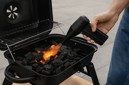 Mini Soplador de Aire Portátil Recargable con Linterna