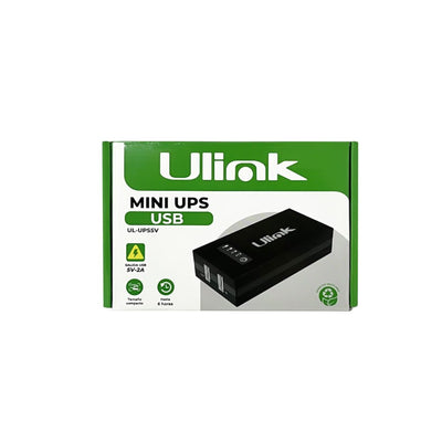 Mini UPS 5200mAh USB 5V 2A UL - UPS5V portátil
