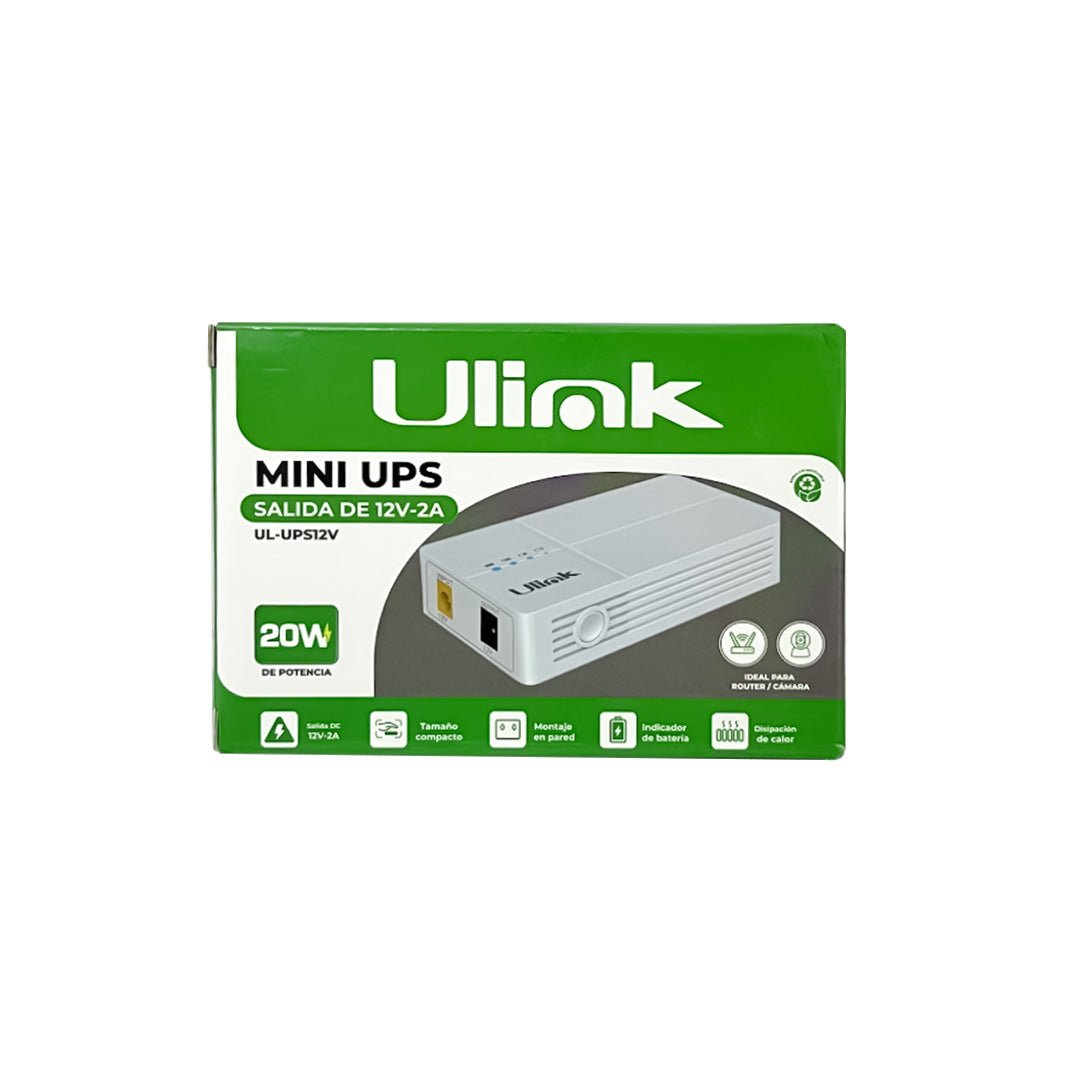 Mini UPS 7800mAh 12V para módem y cámaras UL - UPS12V