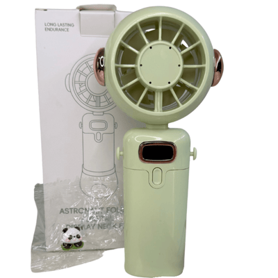 Mini Ventilador Portatil con Display y Soporte para escritorio