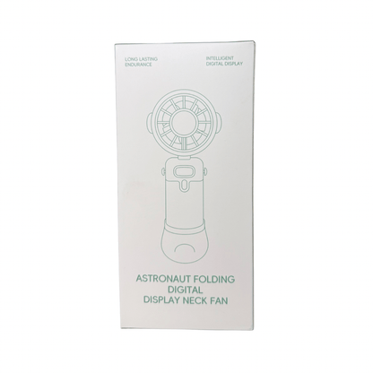 Mini Ventilador Portatil con Display y Soporte para escritorio