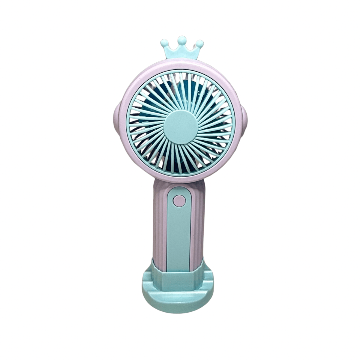 Mini Ventilador Portátil Recargable con Diseño de Corona