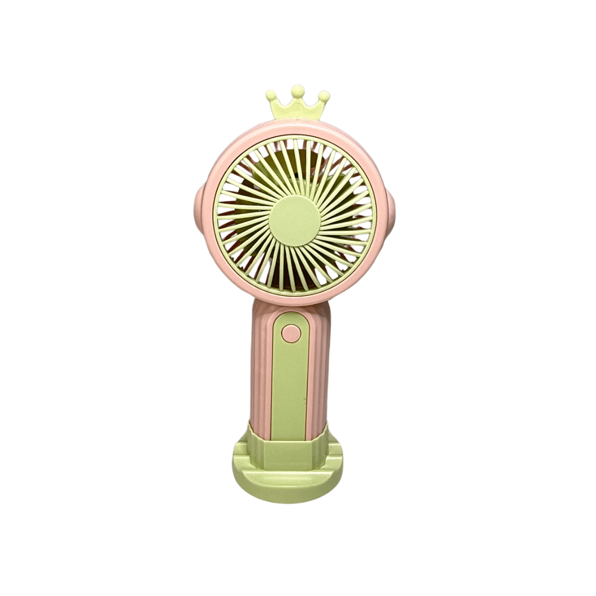 Mini Ventilador Portátil Recargable con Diseño de Corona