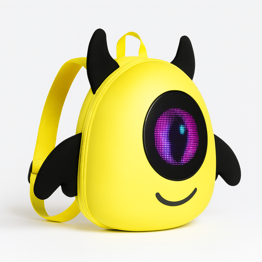 Mochila con Pantalla LED Infantil Diseño Calabaza Impermeable