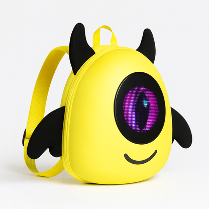 Mochila con Pantalla LED Infantil Diseño Calabaza Impermeable