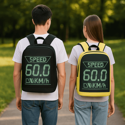 Mochila Con Pantalla Led Interactiva Desde App 30×43×13 Cm