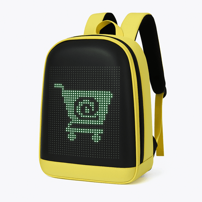 Mochila Con Pantalla Led Interactiva Desde App 30×43×13 Cm