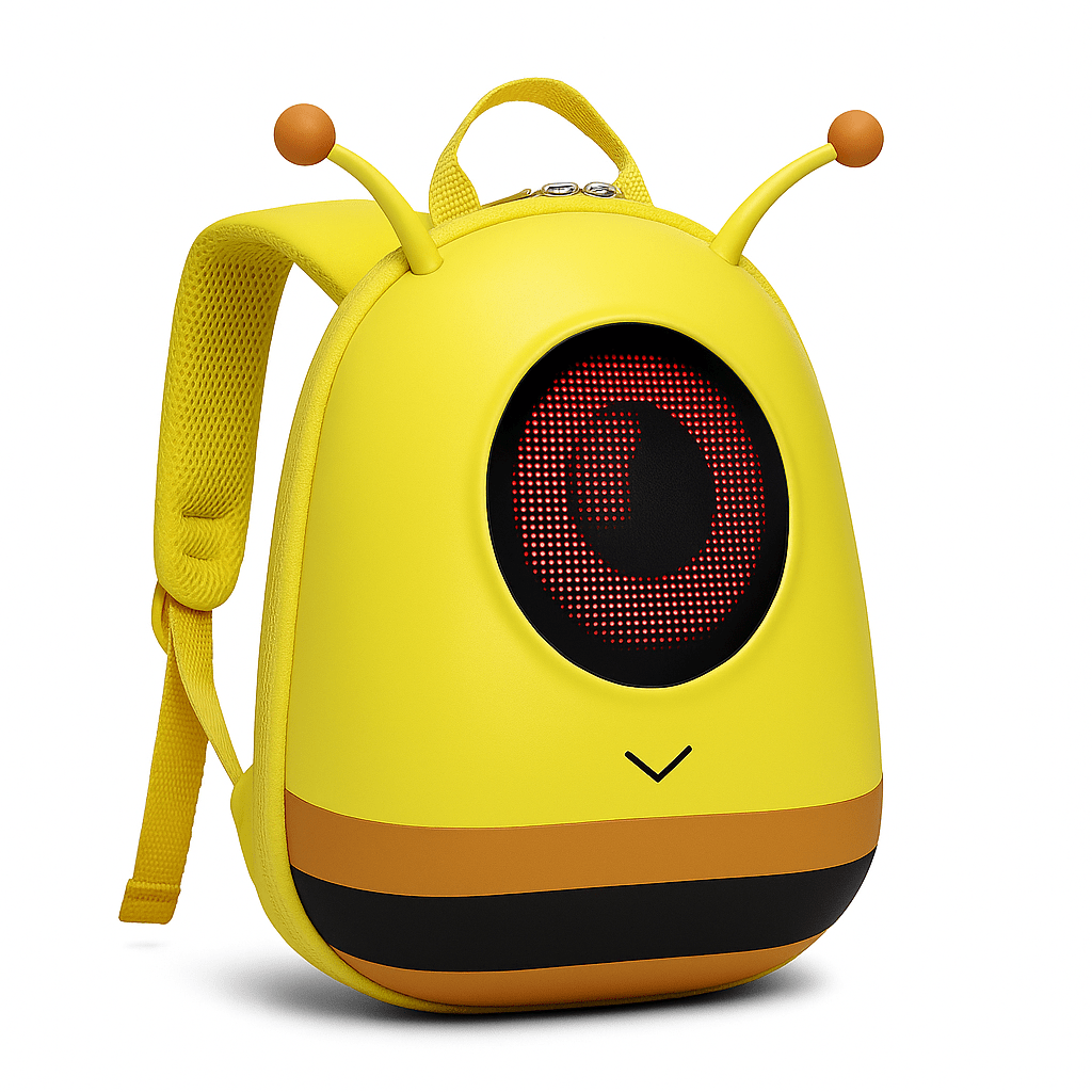 Mochila Infantil con Pantalla LED Interactiva Diseño Abeja