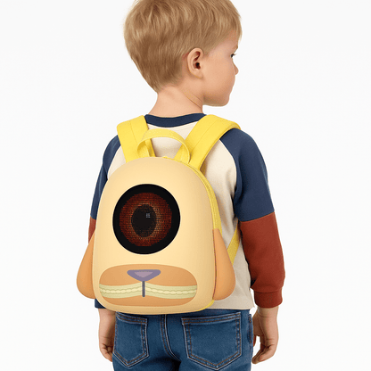 Mochila Infantil LED Interactiva 24×18×22 cm Diseño Perrito