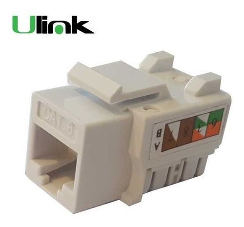 Módulo de Red RJ45 Cat6 para Faceplate 120 y Patch Panel