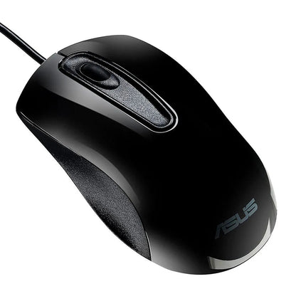 Mouse Alambrico USB ASUS 0K100 - 00030300 óptico luz LED azul