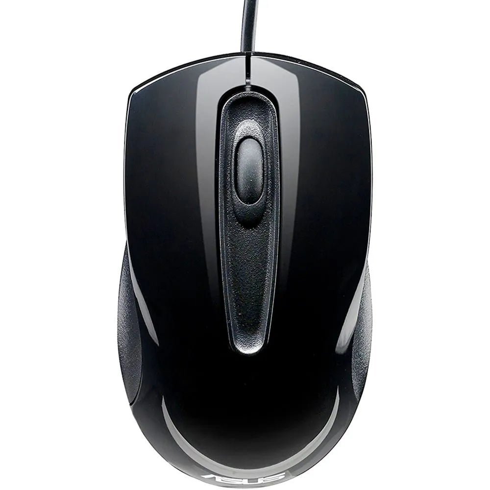 Mouse Alambrico USB ASUS 0K100 - 00030300 óptico luz LED azul