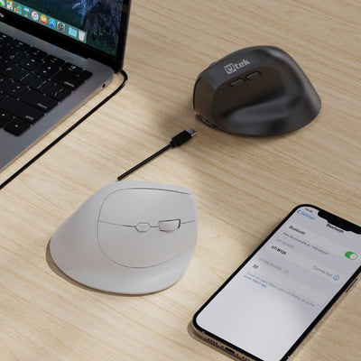Mouse Ergonómico Vertical UTEK UT - MOER300R Bluetooth 2.4GHz