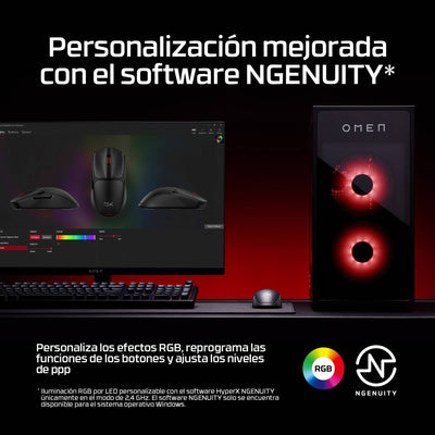 Mouse Gamer Inalambrico HyperX Pulsefire Fuse